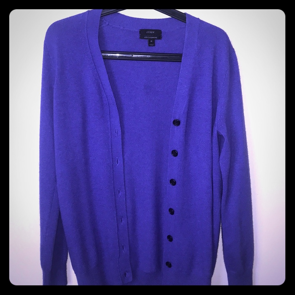 Jcrew Cashmere blend Boyfriend Cardigan
